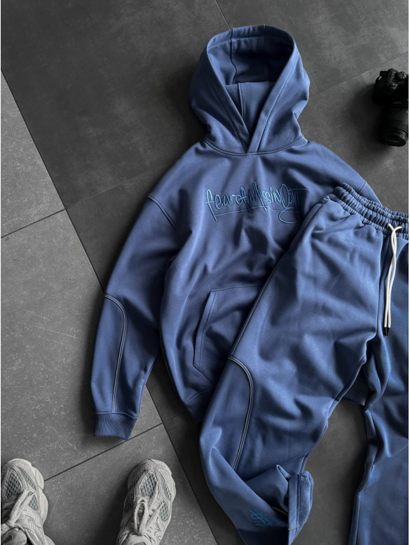 Oversize костюм з вишивкою
