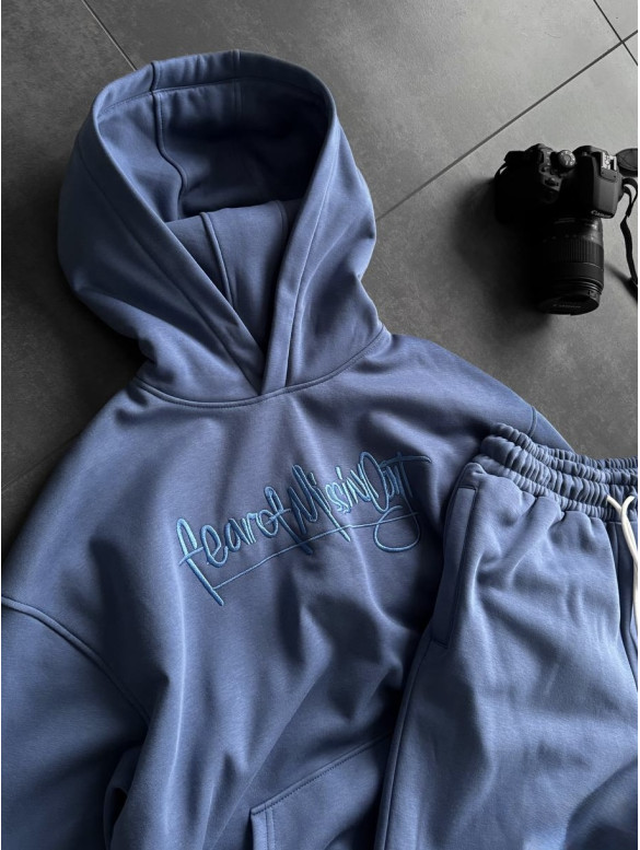 Oversize костюм з вишивкою