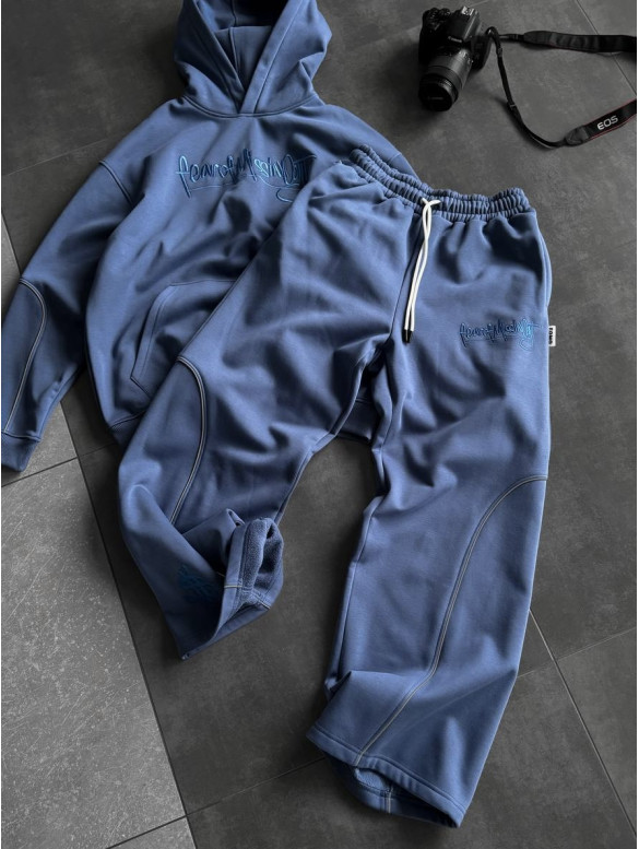 Oversize костюм з вишивкою