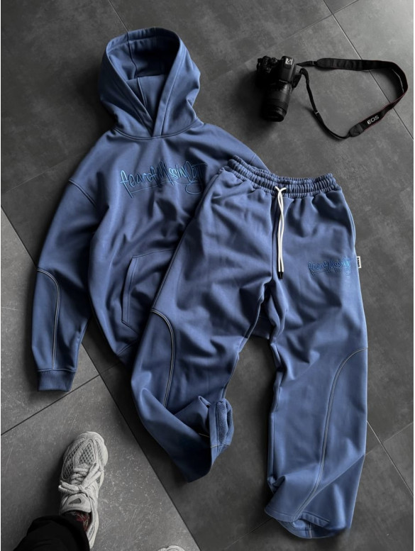 Oversize костюм з вишивкою