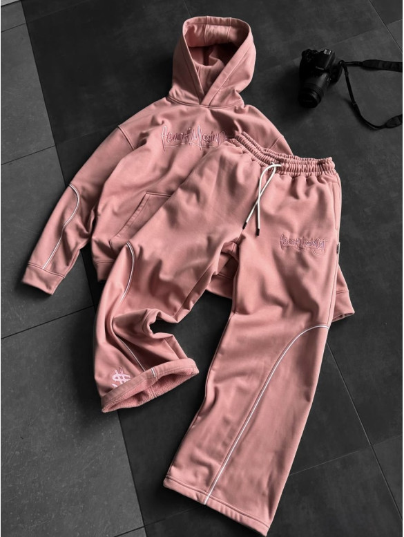 Oversize костюм з вишивкою