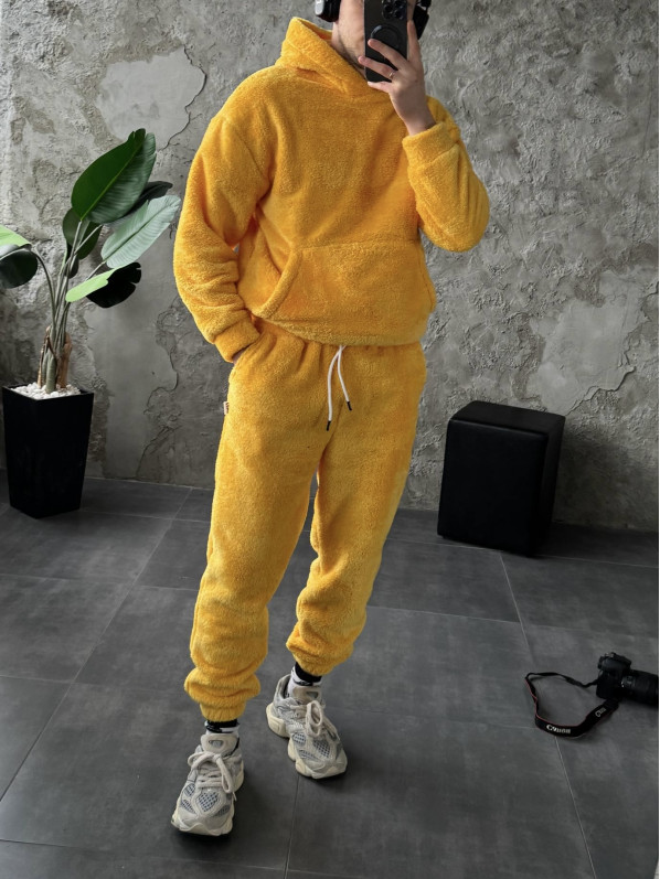 Плюшевий oversize костюм