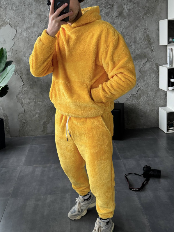 Плюшевий oversize костюм