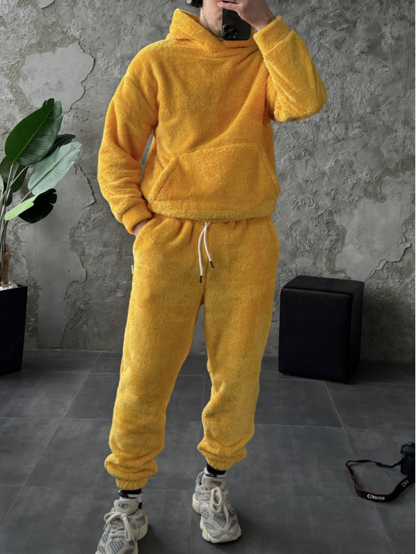 Плюшевий oversize костюм