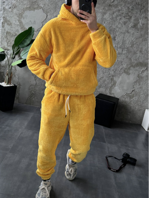 Плюшевий oversize костюм