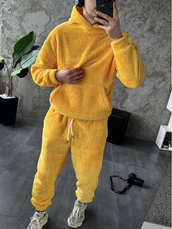 Плюшевий oversize костюм