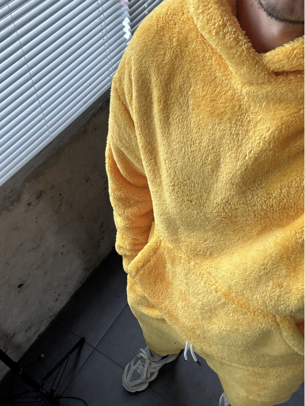 Плюшевий oversize костюм