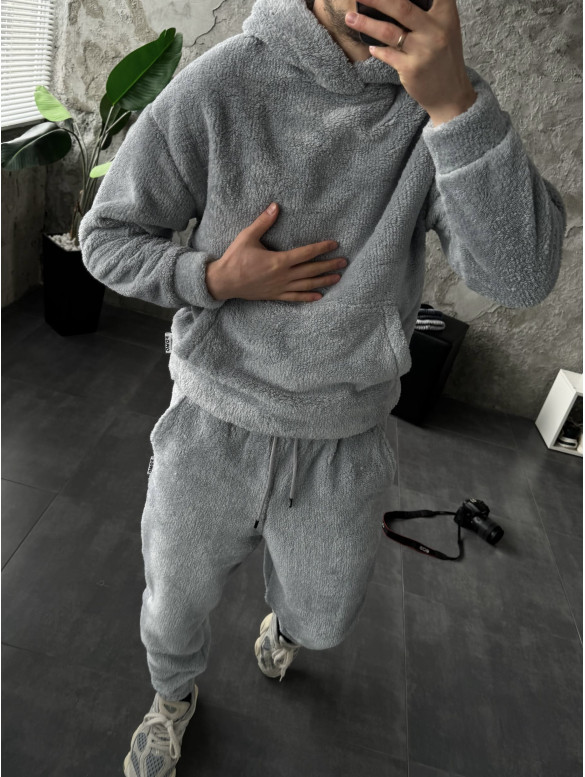 Плюшевий oversize костюм