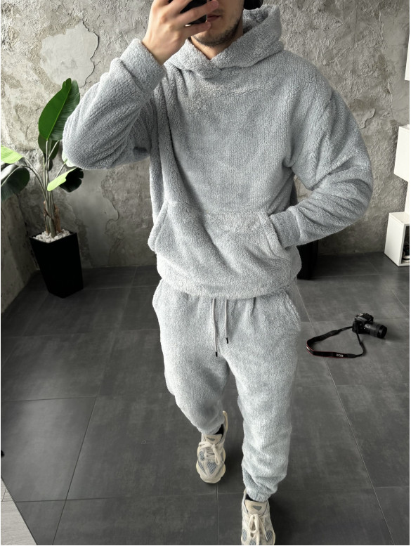 Плюшевий oversize костюм