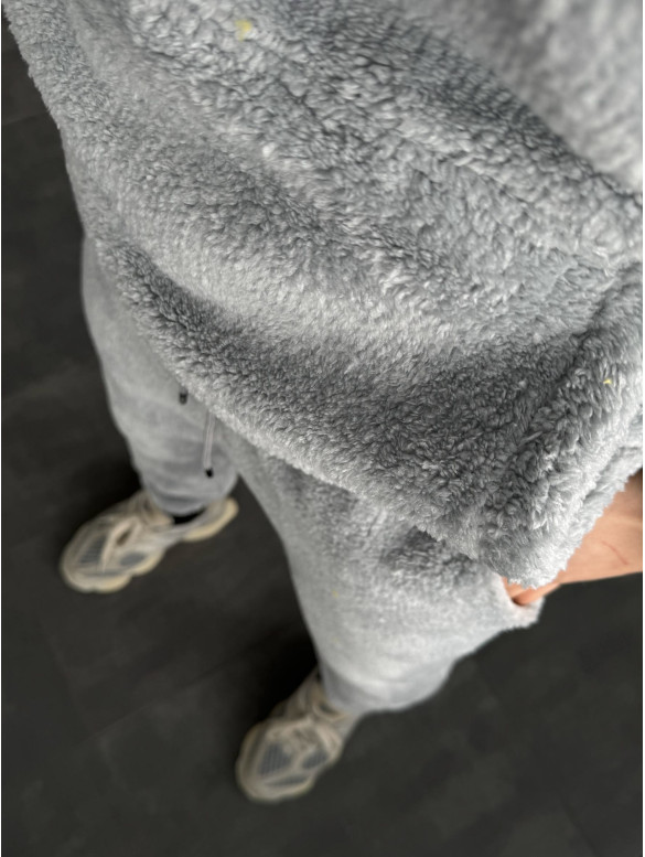 Плюшевий oversize костюм