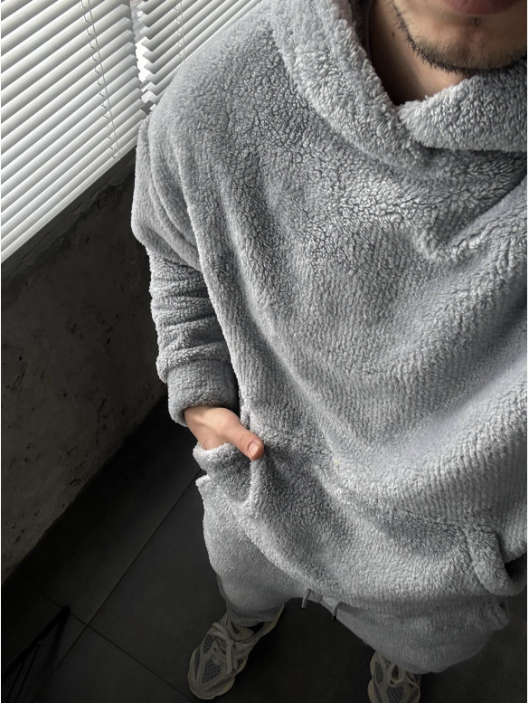 Плюшевий oversize костюм