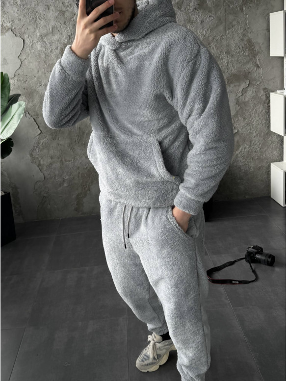 Плюшевий oversize костюм