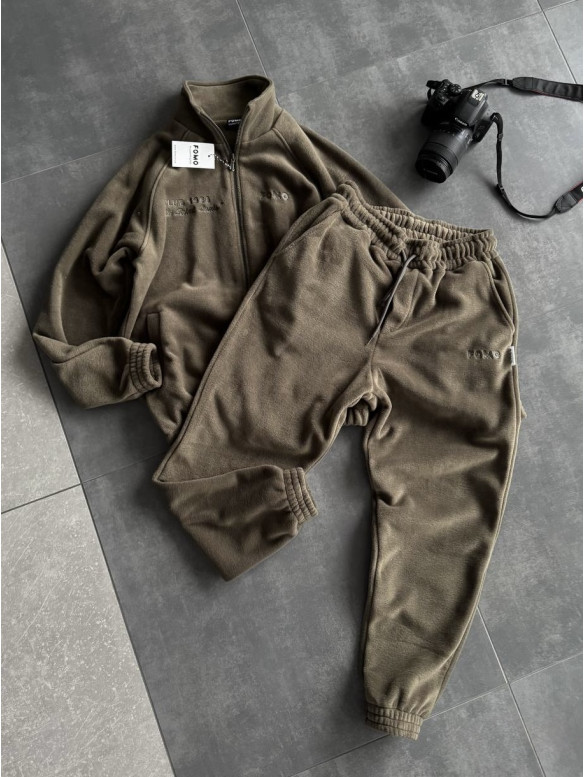Флісовий oversize костюм