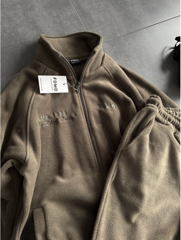 Флісовий oversize костюм