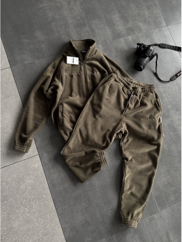 Флісовий oversize костюм