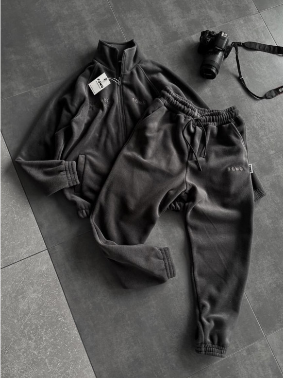 Флісовий oversize костюм