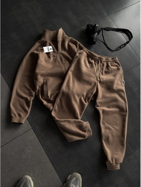 Флісовий oversize костюм