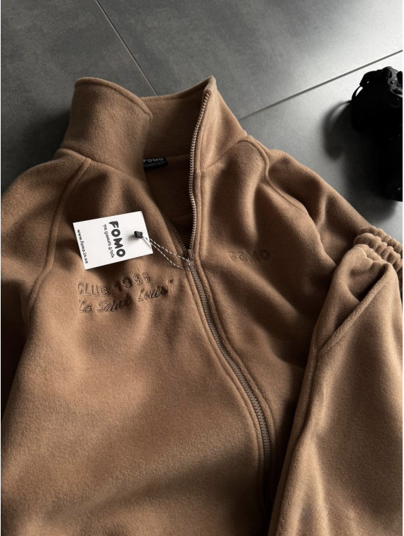Флісовий oversize костюм
