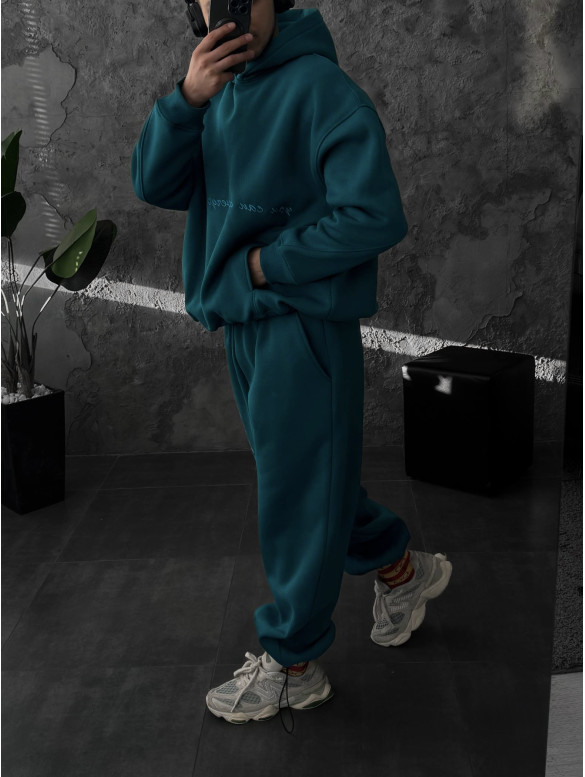 Oversize костюм з вишивкою