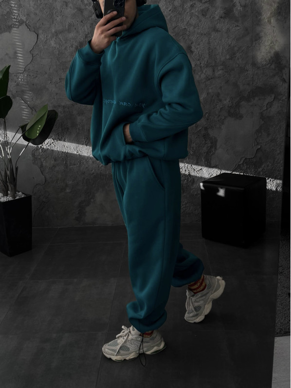 Oversize костюм з вишивкою