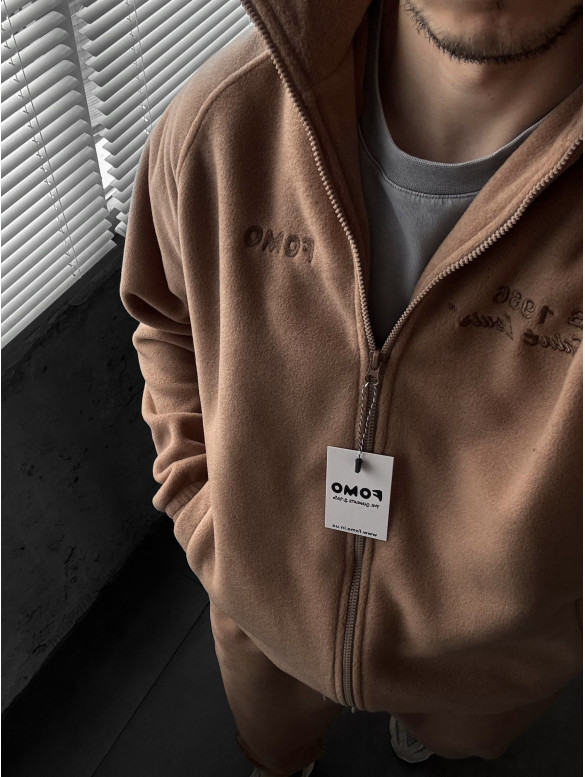 Флісовий oversize костюм