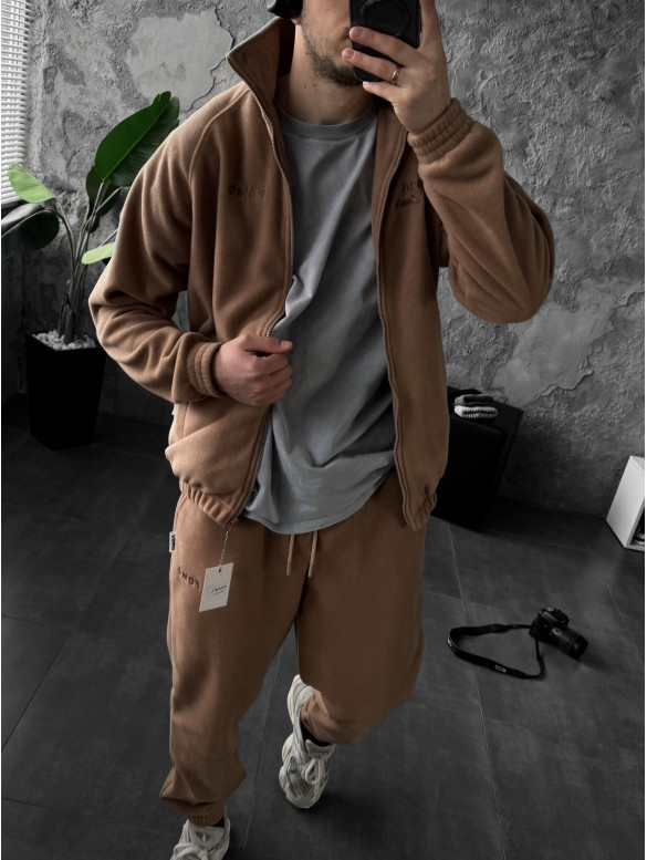 Флісовий oversize костюм