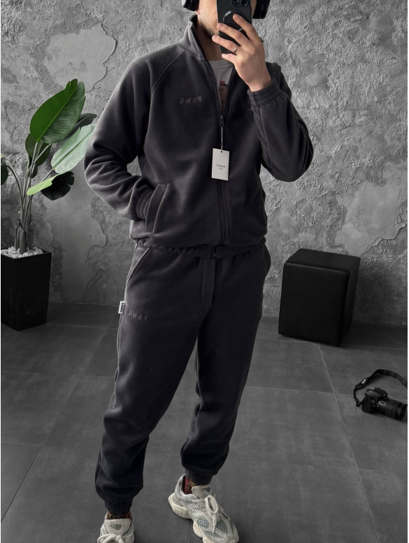 Флісовий oversize костюм