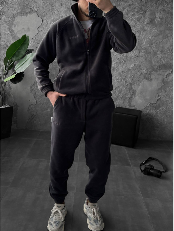 Флісовий oversize костюм