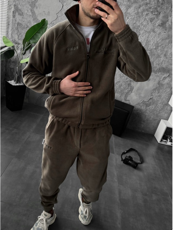 Флісовий oversize костюм