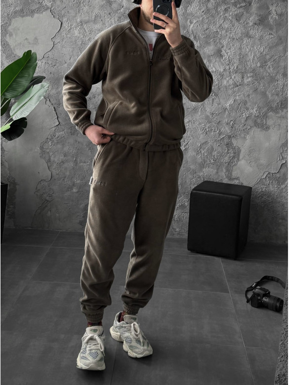 Флісовий oversize костюм