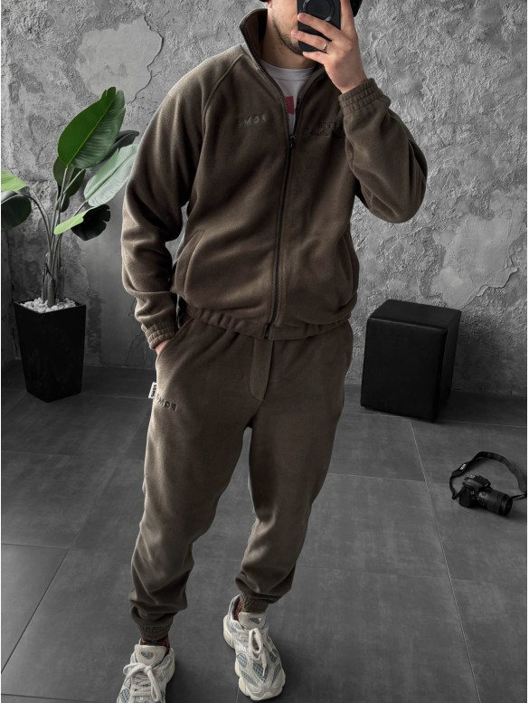 Флісовий oversize костюм