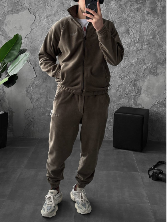 Флісовий oversize костюм