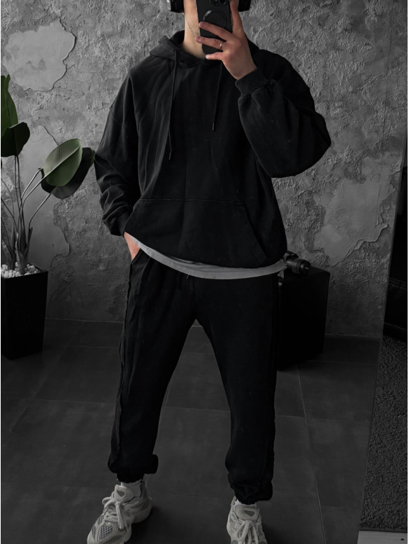 Oversize костюм з вивареної тканини