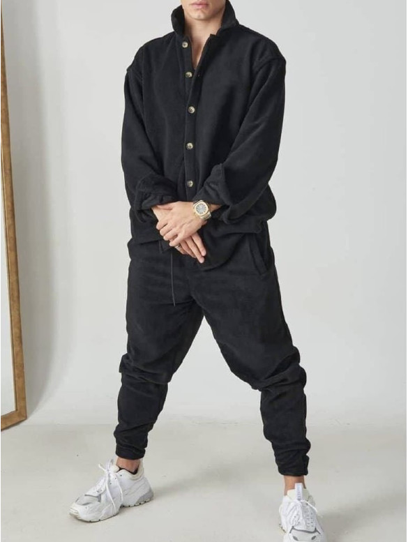 Флісовий oversize костюм