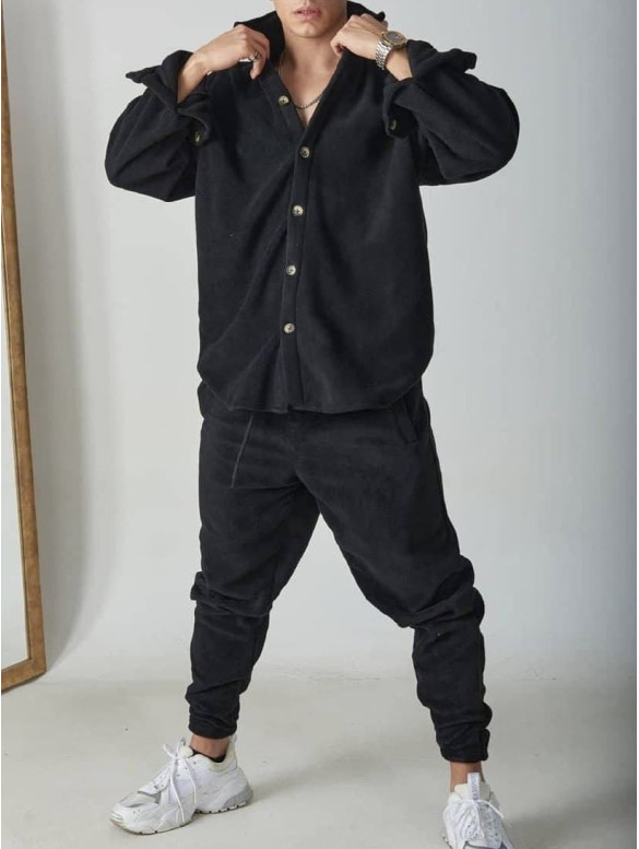 Флісовий oversize костюм
