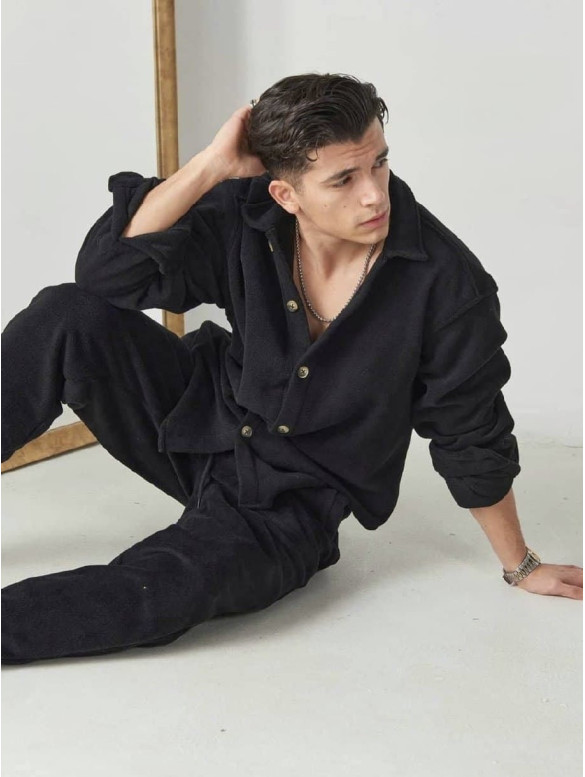 Флісовий oversize костюм