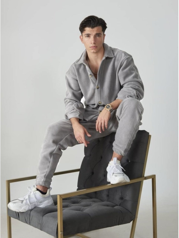 Флісовий oversize костюм