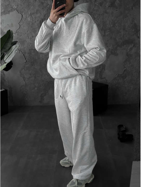 Oversize костюм з вишивкою