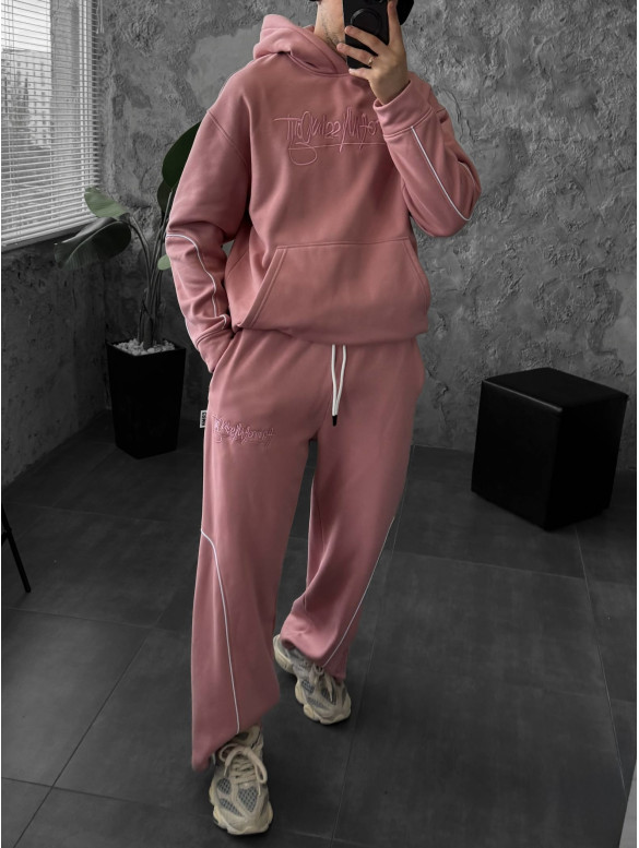 Oversize костюм з вишивкою