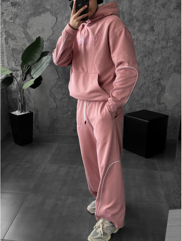 Oversize костюм з вишивкою