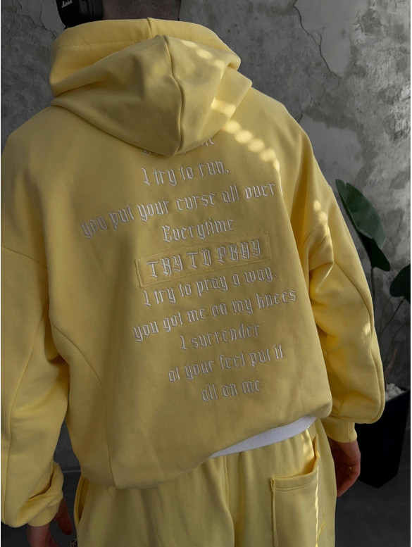 Oversize костюм з вишивкою