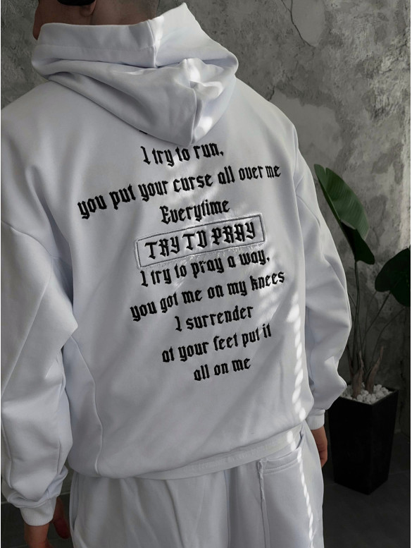 Oversize костюм з вишивкою