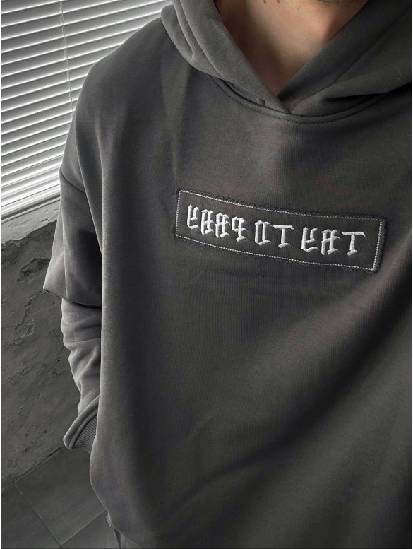 Oversize костюм з вишивкою