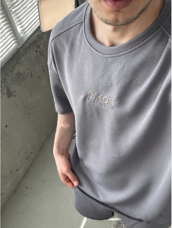 Oversize костюм з вишивкою