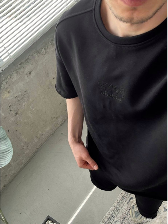 Oversize костюм з вишивкою