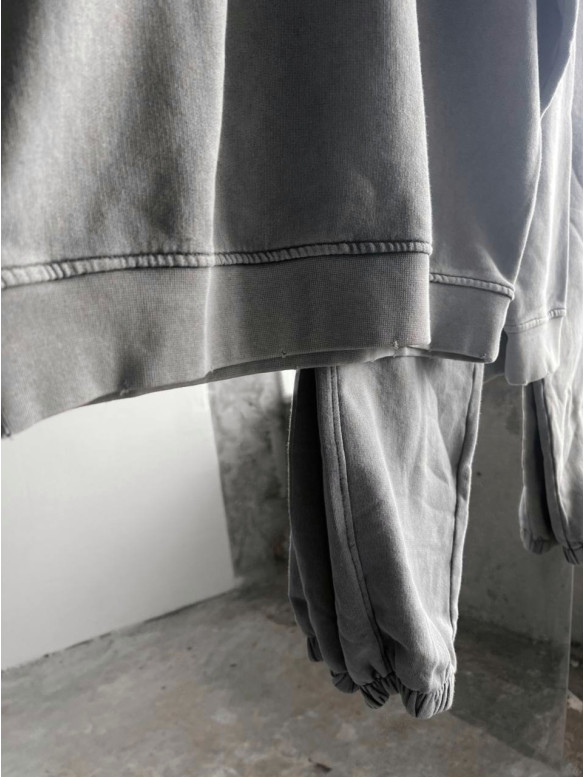 Oversize костюм з вивареної тканини