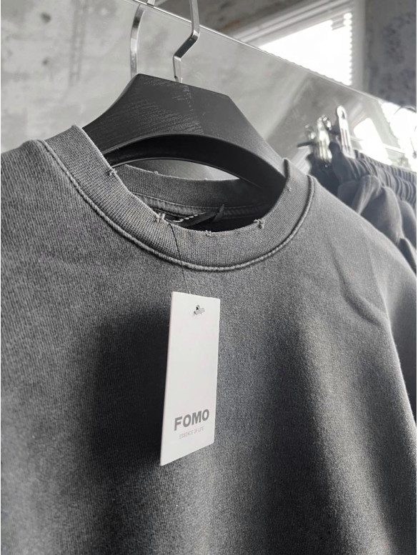 Oversize костюм з вивареної тканини