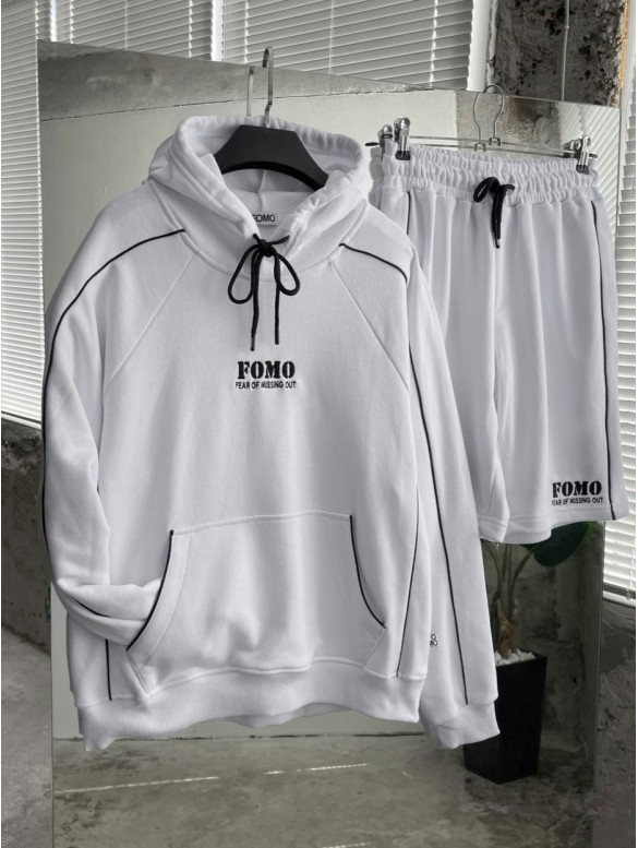 Oversize костюм з принтом
