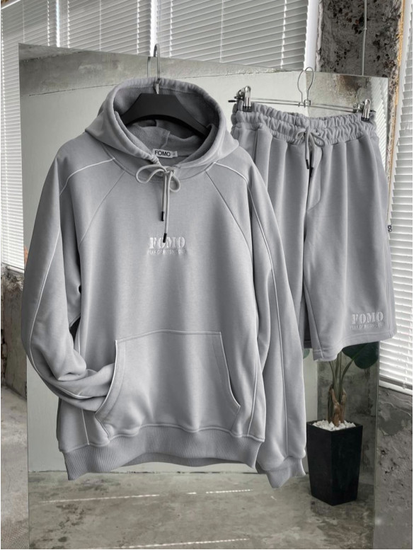 Oversize костюм з принтом