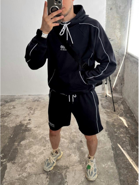 Oversize костюм з принтом